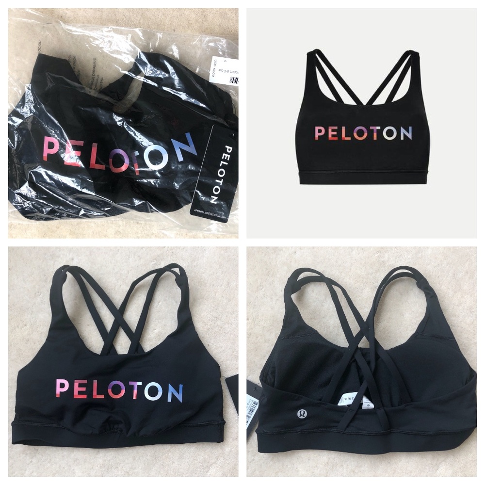 Peloton x Lululemon Fall Geo Energy Bra (size 6)